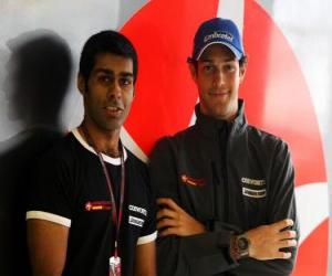 Puzzle Karun Chandhok και Bruno Senna, οι οδηγοί της ομάδας της Hispania Racing